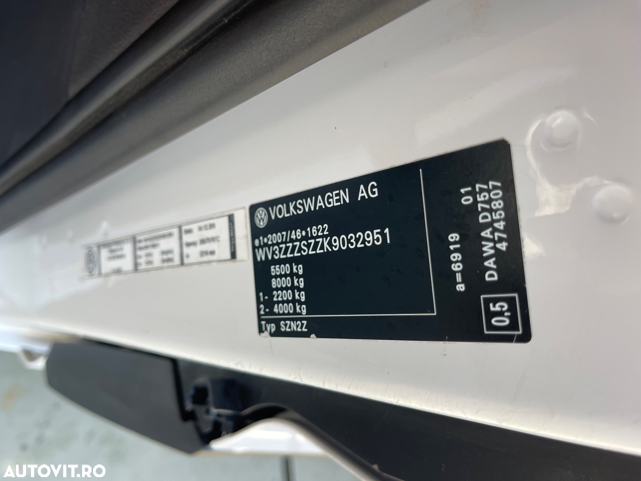 Volkswagen Crafter Doka 7LOCURI  PUNTE DUBLA  BASCULABIL - 34