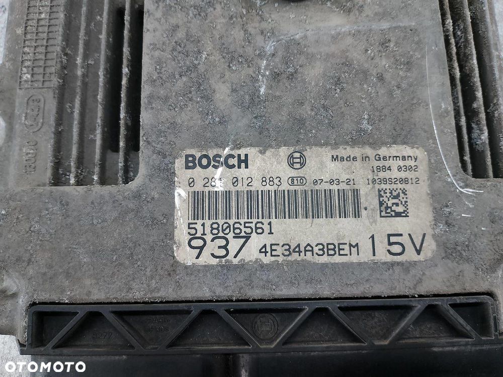 KOMPUTER, STEROWNIK ALFA ROMEO GT II 51806561 0281012883 1.9 JTD - 4