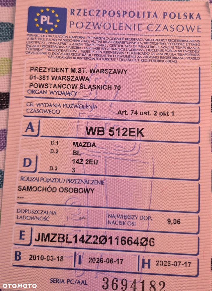 Mazda 3 1.6 MZR Active Plus - 32