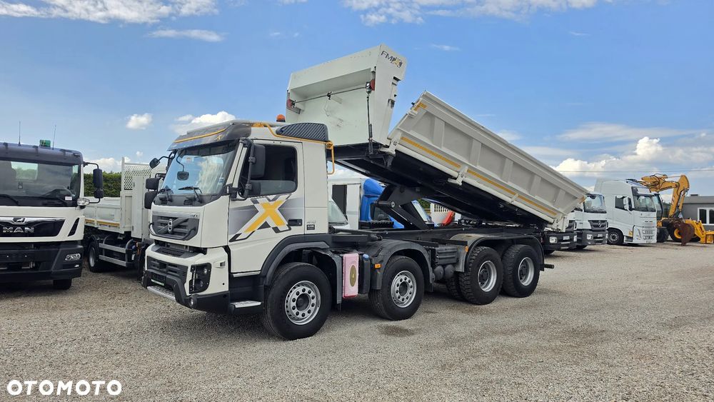 Volvo Fmx 410 8x4 Kiper Hydroburta Wywrot Nowe Opony - 2
