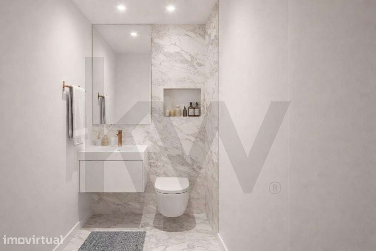 Exclusivo T2 inserido num edifício de charme com apenas 3 frações - Grande imagem: 5/11