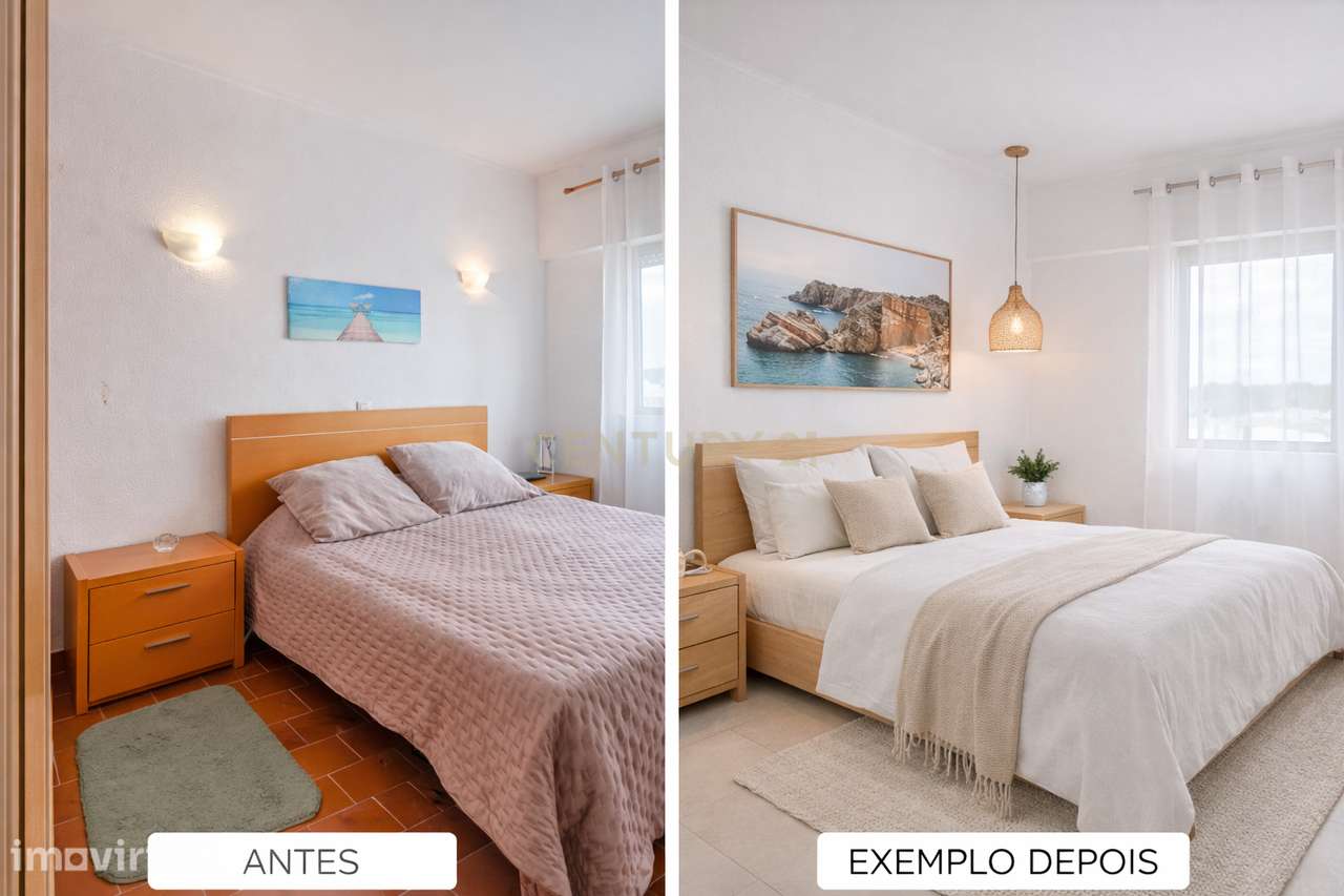 Apartamento T1 com varandas e vista mar no Parque das Amendoeiras — Vi - Grande imagem: 3/32