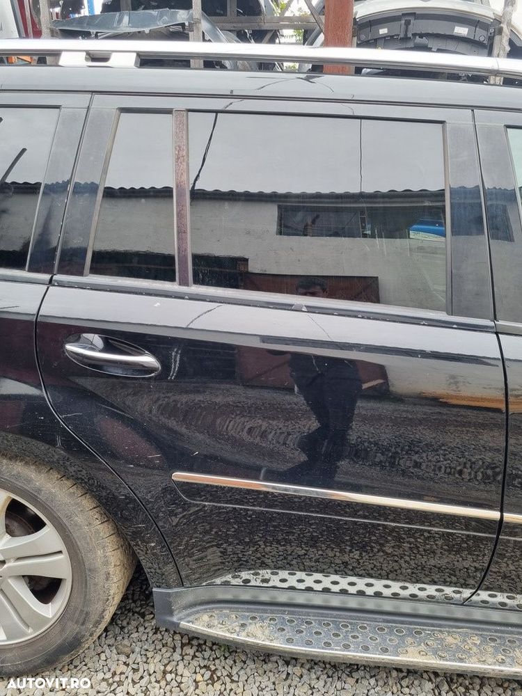 Usa Dreapta Spate Mercedes GL X164 2006 - 2008 SUV 4 Usi Obsidian Black Metallic C197 ... - 1