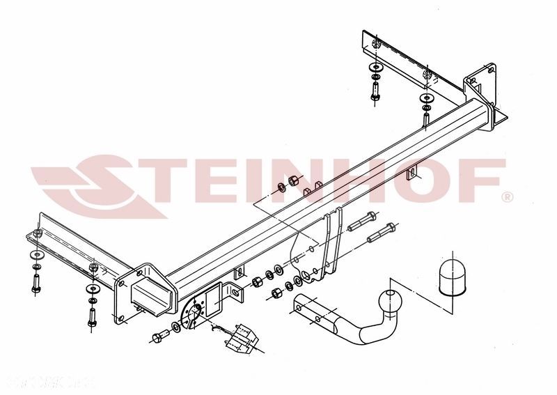 Hak Holowniczy + MODUŁ 7PIN do Opel Astra III H Kombi od 2004 do 2014 - 2