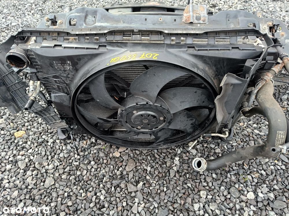 MERCEDES W207 350 3.0 V6 CDI PAS PRZEDNI CHŁODNICE KOMPLET WZMOCNIENIE CZOŁOWE - 9