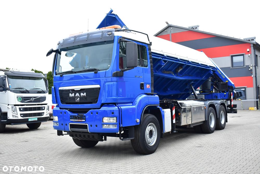 MAN TGS 33.480 6x4 BL Wywrotka 6.70m./ Bordmatic/+ Palfinger PK 23002 SH / 5 i 6 Funkcja/ Rotator/ Retarder/ Pilot/ Kipper/ Kiper/ Crane/ HDS/ Kran/żuraw/ Manipulator / Sprowadzony ! - 30