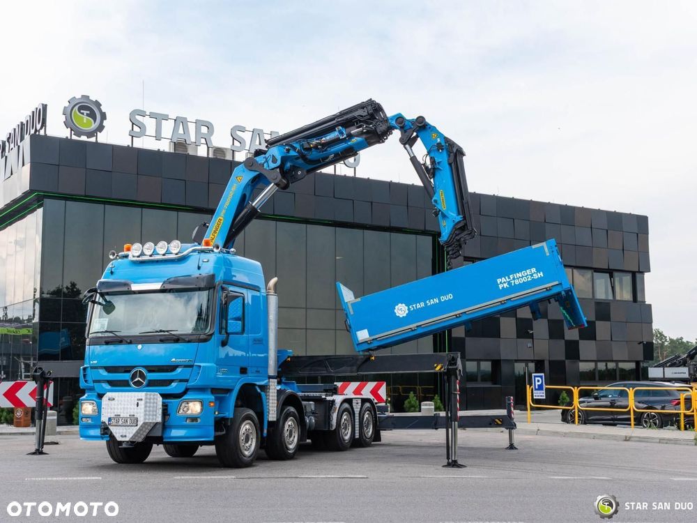 Mercedes-Benz ACTROS 4155 8x4 Palfinger PK 78002 SH HDS Fly Jib Wciągarka Siodło - 2