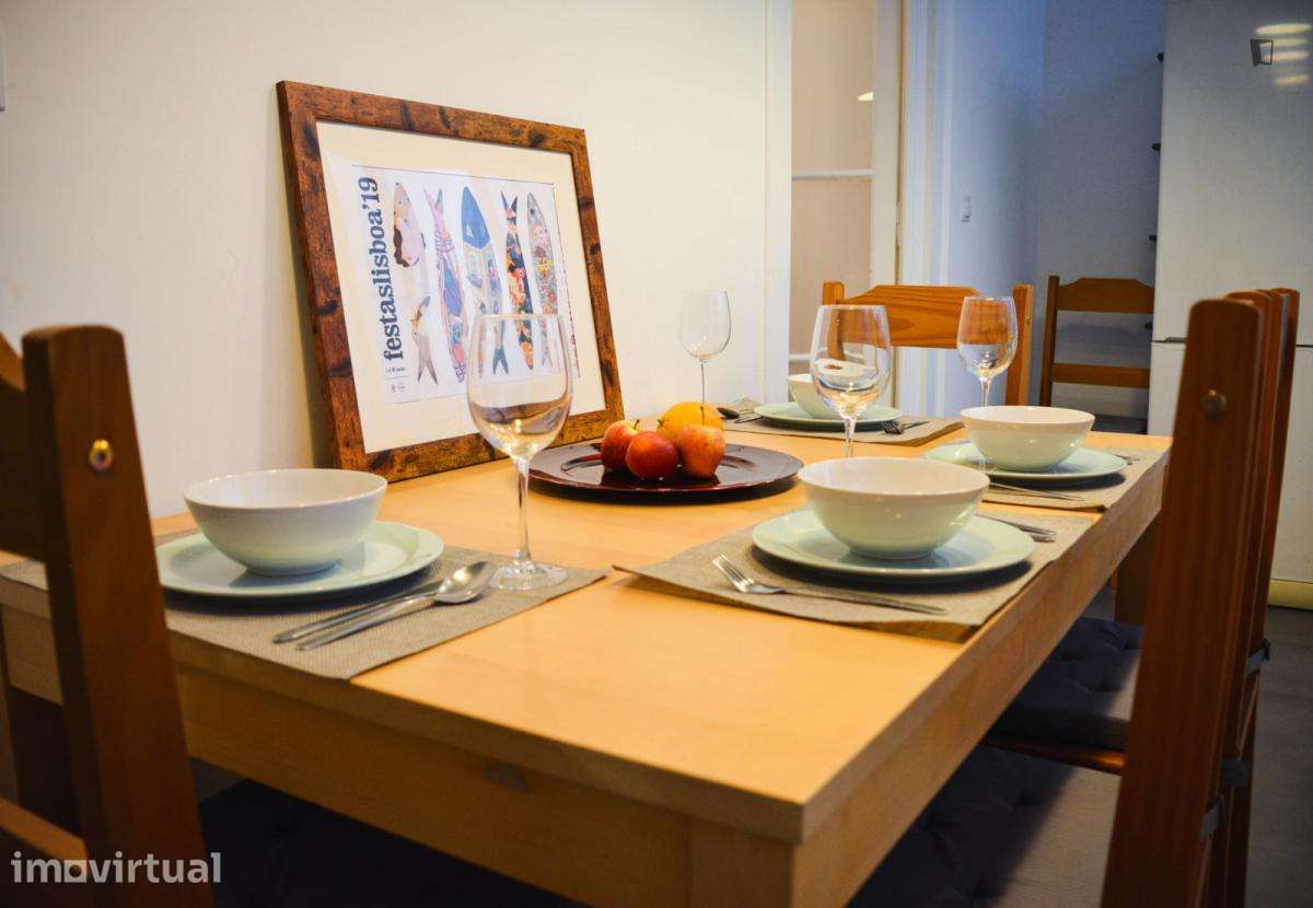 Quarto - localizado em Arroios Lisbon - Grande imagem: 5/12