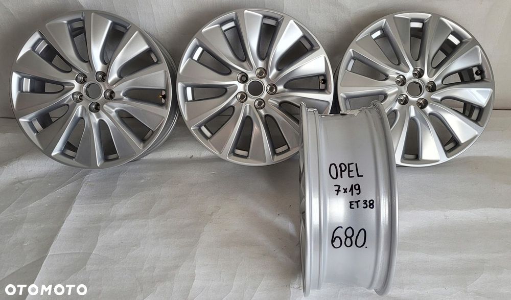 FELGI OPEL GRANDLAND X 2017- 7x19 19 ET38 5x108 - 16