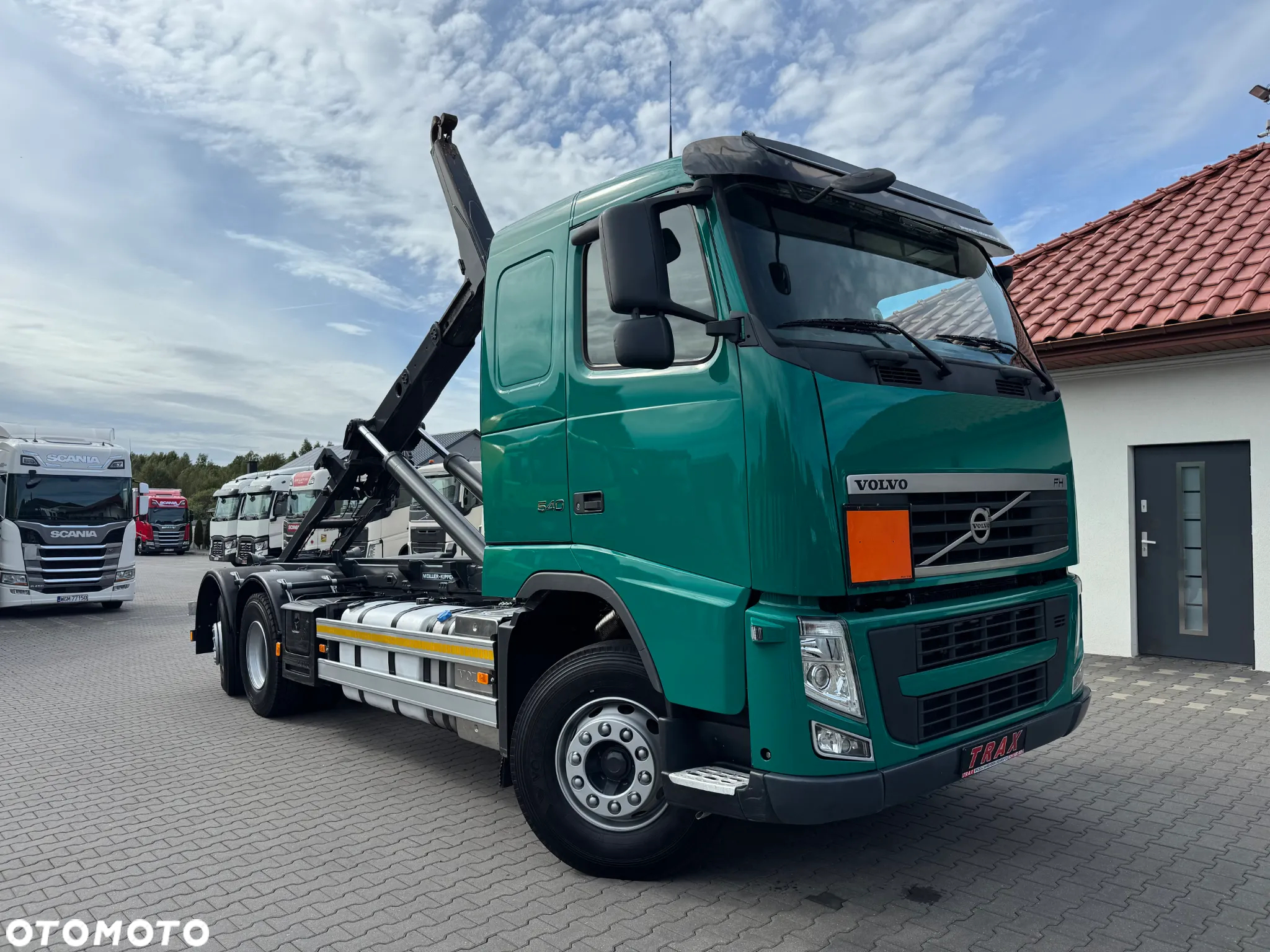 Volvo FH540 6x2 ORYGINALNY HAKOWIEC MEILLER RK 20.67, OŚ SKRĘTNA I PODNOSZONA, 2011r, IDEAŁ - 2