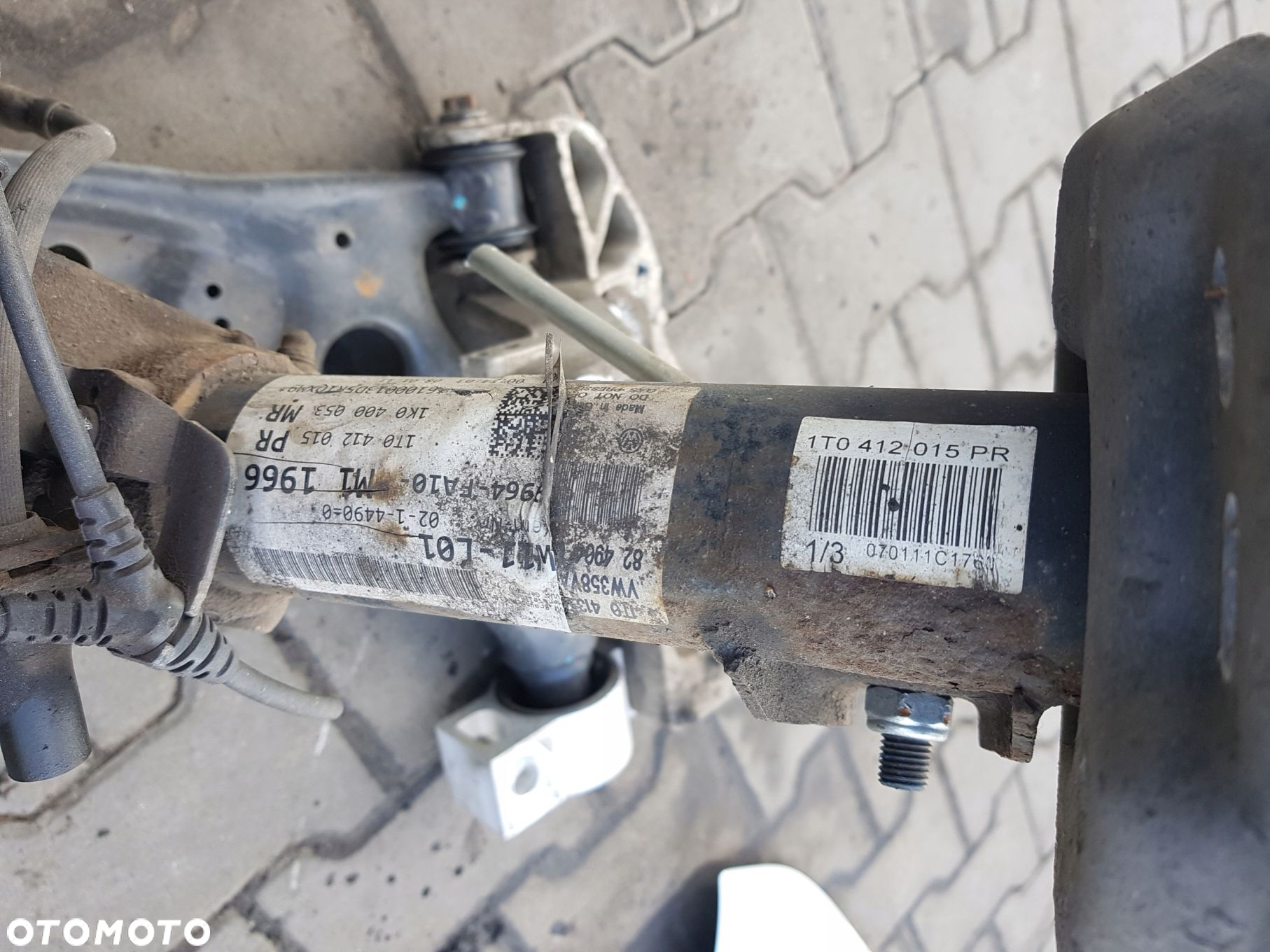 VW TOURAN 2 II 10-15r 2.0 TDI WAHACZ AMORTYZATOR ZWROTNICA LEWA PRZÓD - 6