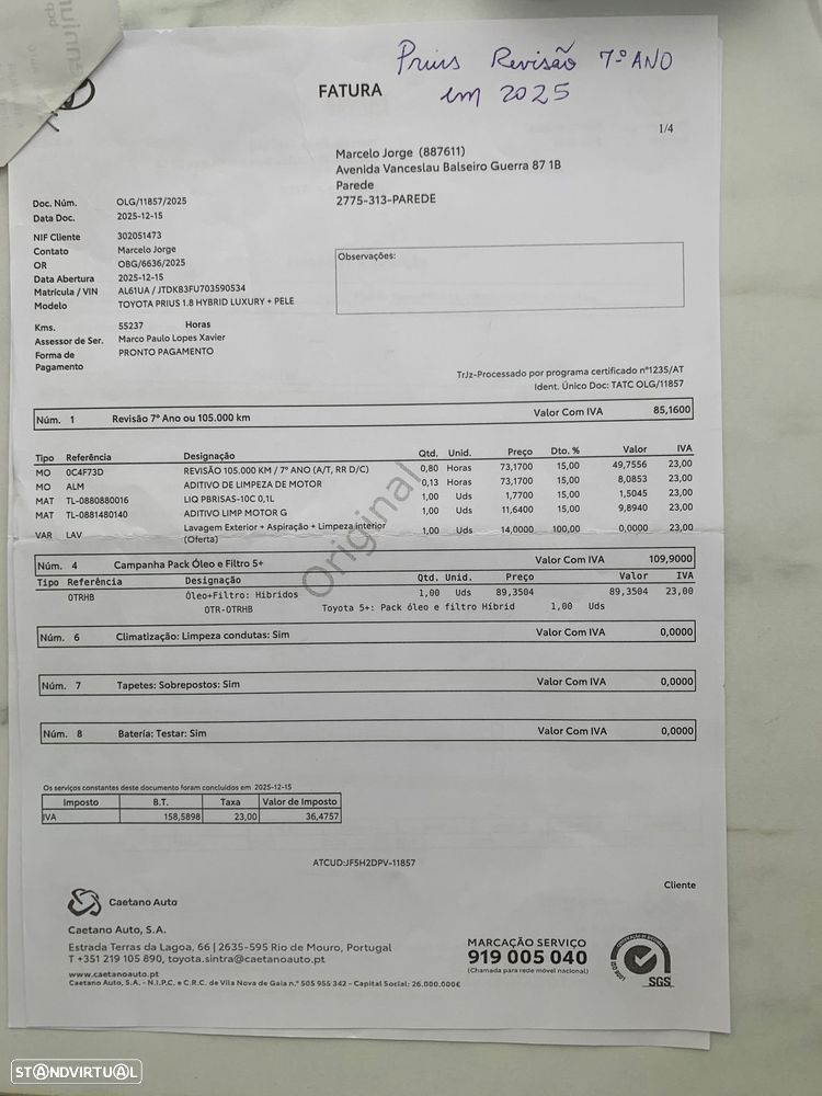 Toyota Prius 1.8 Luxury Pele - 18