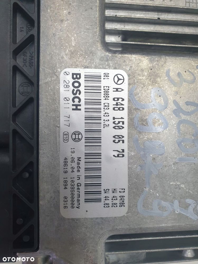 STEROWNIK KOMPUTER SILNIKA MERCEDES-BENZ W211 3.2 CDI A6481500579 - 4