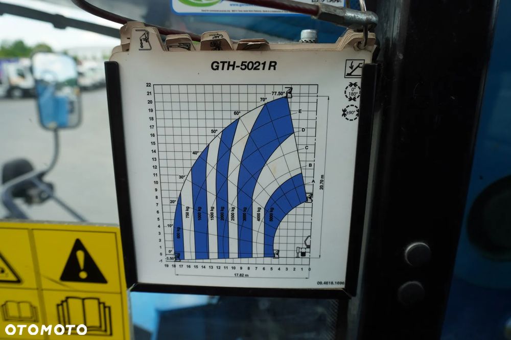 Genie GTH5021R / Ładowarka teleskopowa / 3000 MTH!! / 21 m zasięg / 5 t udźwig - 17