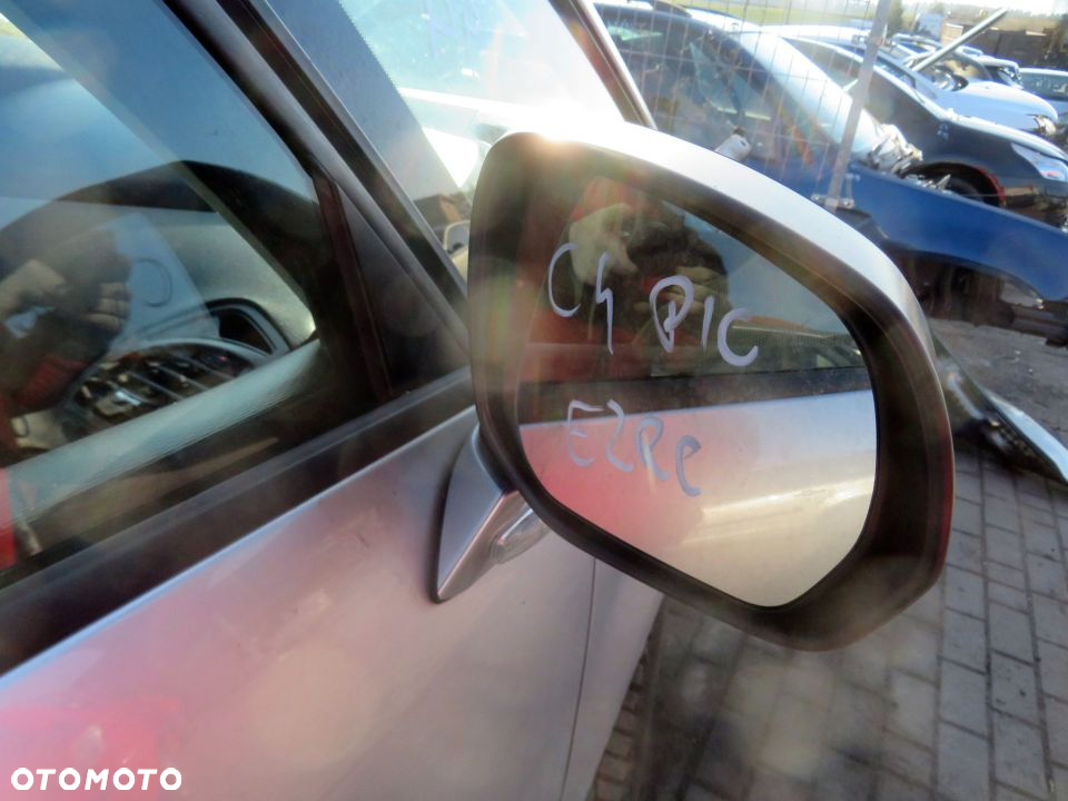 LUSTERKO ELEKTRYCZNE PRAWE 12-PIN C4 GRAND PICASSO I EZRC SKŁADANE EL SREBRNY CITROEN 2006-2010 - 4