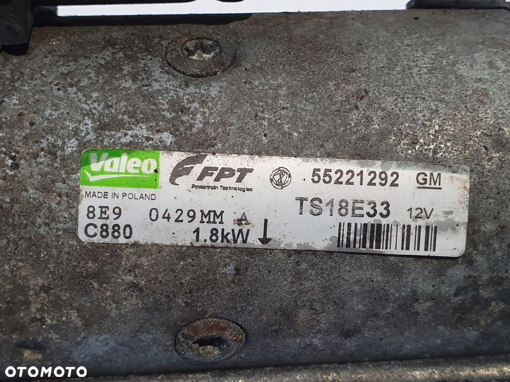 ROZRUSZNIK Opel Corsa D 1.3 CDTI valeo 55221292 TS18E33 - 2