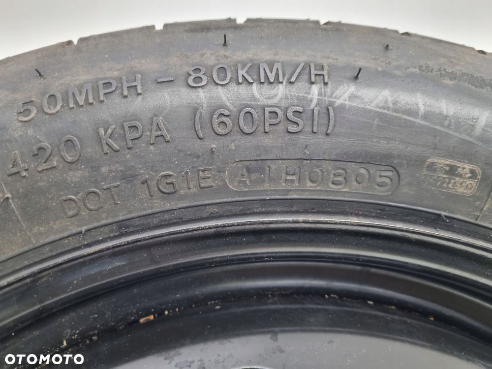 KOŁO DOJAZDOWE 125/80 R17 9209872 5x108 dojazdówka Volvo S60 I V70 II S80 I - 9