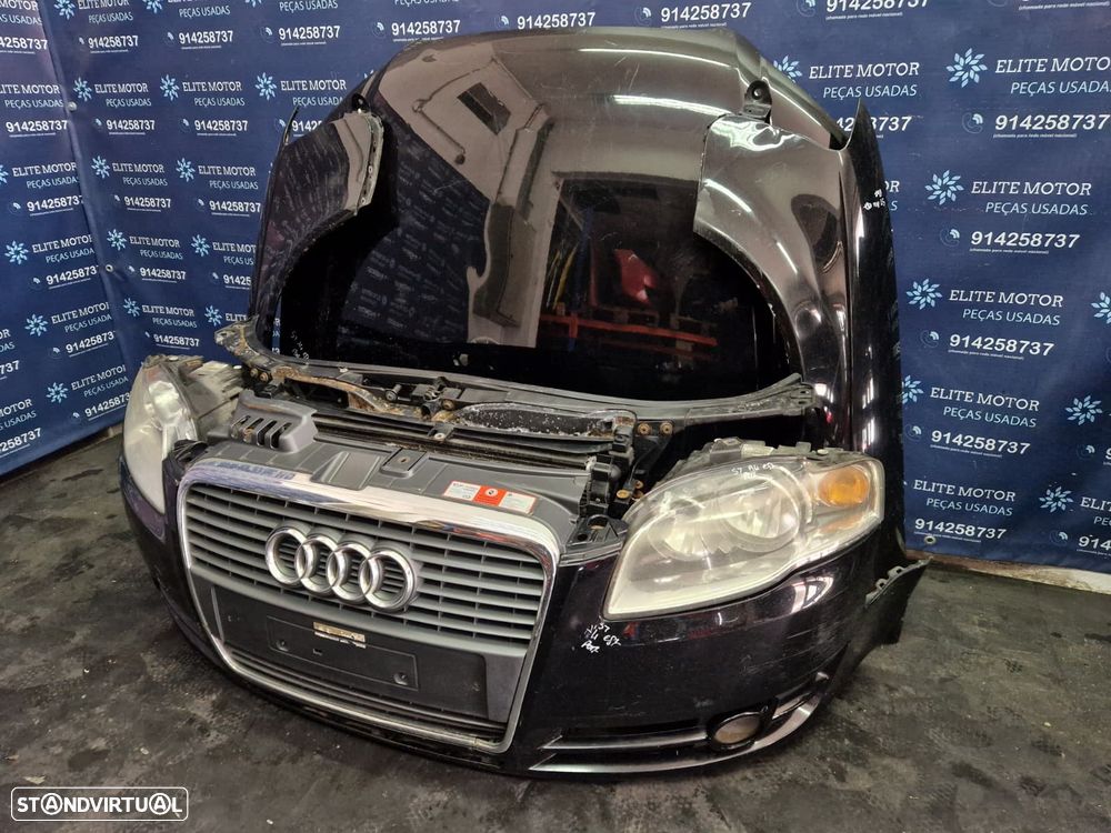 Frente completa usada AUDI A4 B7 2.0 TDI capot parachoques guardalamas oticas radiadores - 3