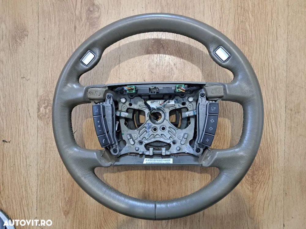 Volan multifunctional inteligent cu padele incalzire din piele bej Original BMW E65 E66 E67 32346761751 - 1