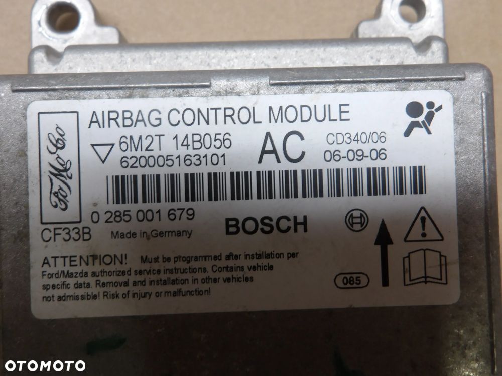 FORD S-MAX 06-10 1.8TDCI MODUŁ PODUSZEK AIRBAG 6M2T14B056 - 4