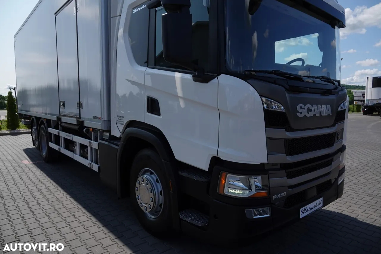 Scania P 410 / TRANSMISIE LA RECE / SLAVE / unitate FRIGO BLOCK / 2X LIFT DE ÎNCĂRCARE / TEMPERATURĂ MULTIMEMBRU DUPĂ CONTRACTUL DE SERVICE GOLDEN / - 5