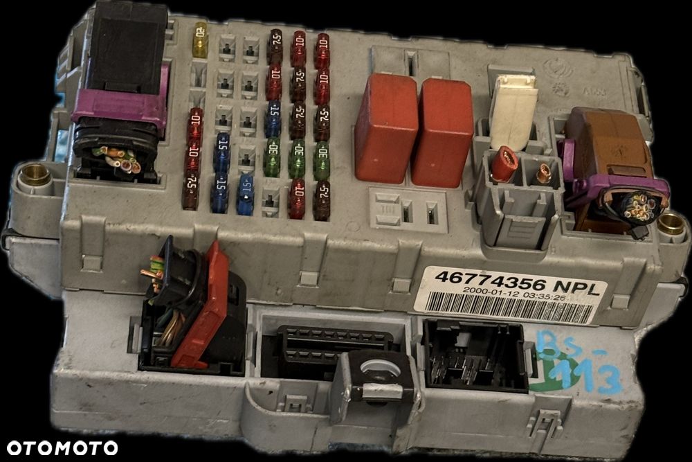 Sterownik Skrzynka Bezpieczników ECU Fiat 46774356 - 1