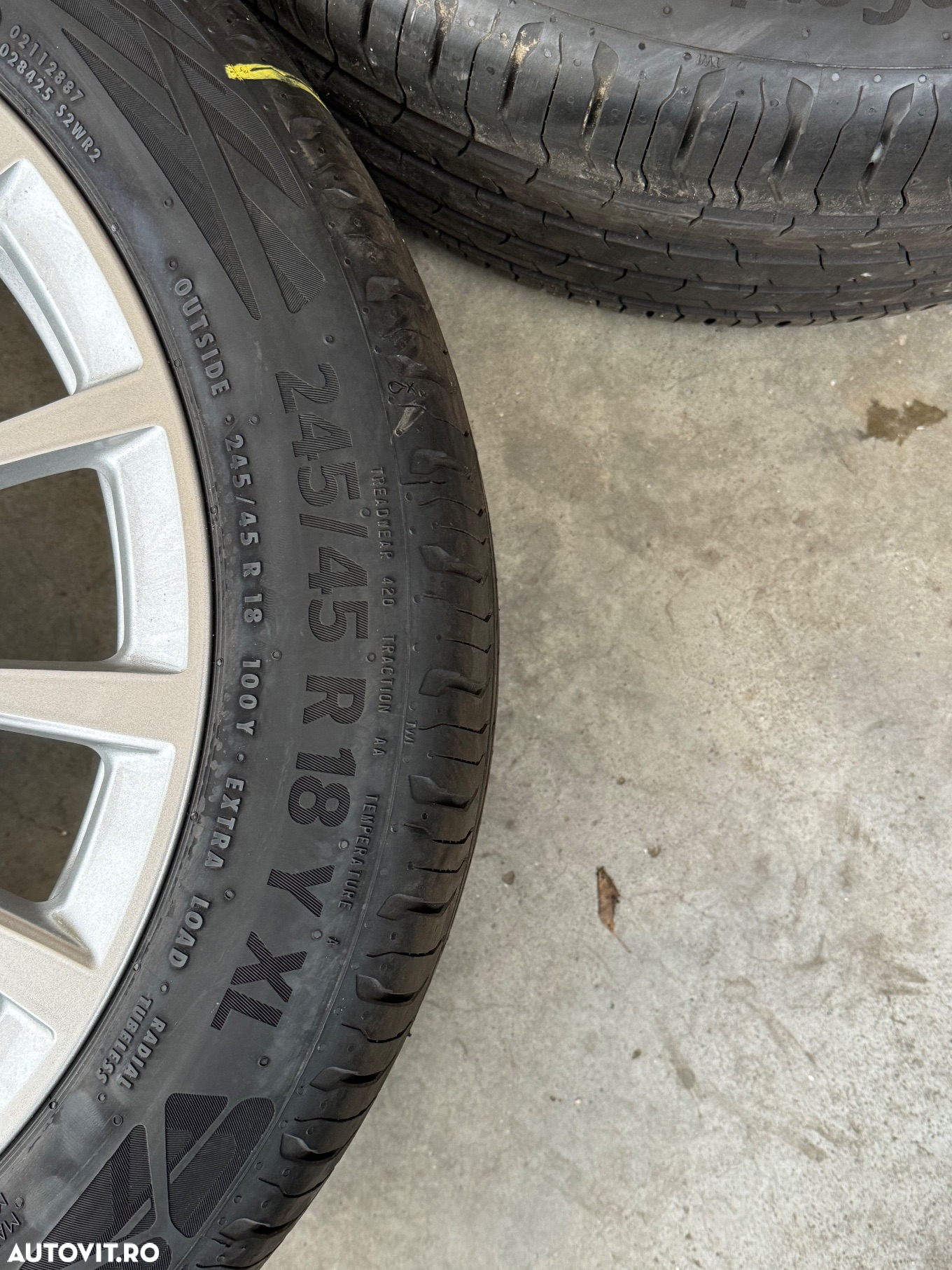 Vând jante originale BMW G30 seria 5 cu anvelope de vară noi - 7