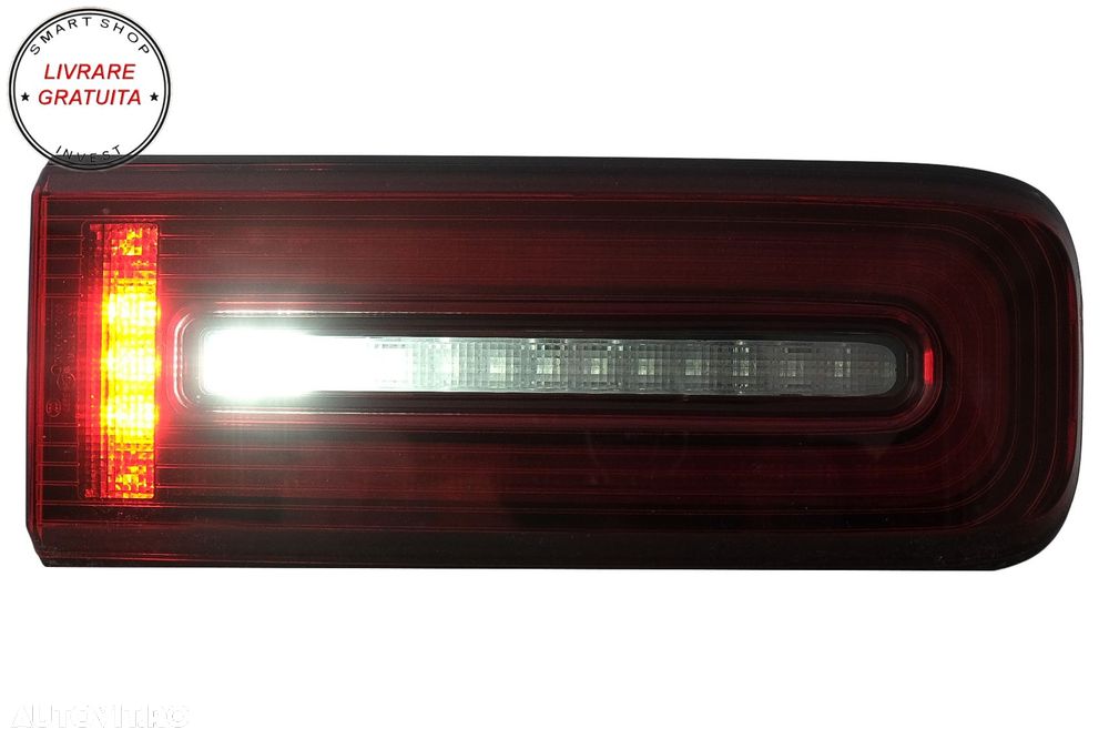 Stopuri Full LED Mercedes G-Class W463 Facelift (2018-2022) LED Dinamic Secvential- livrare gratuita - 6