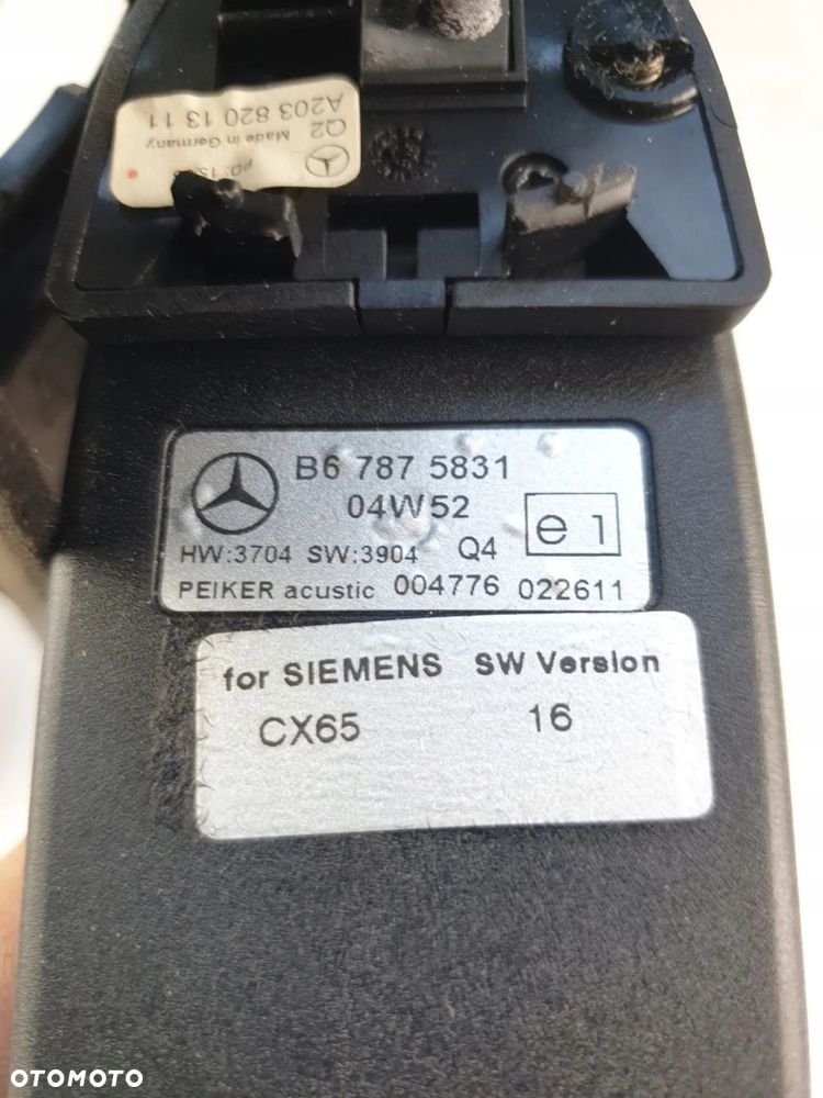 UCHWYT TELEFONU MERCEDES W219 A2198230311 - 7