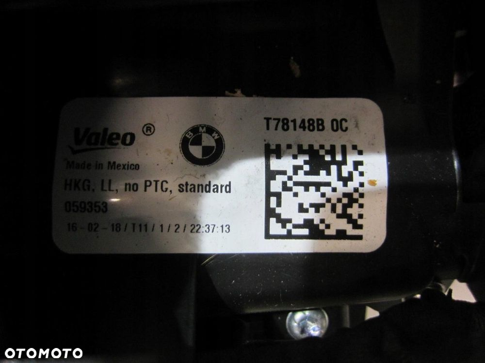 BMW X3 G01 G20 G01 F98 NAGRZEWNICA DMUCHAWA 9382874 7942068 64119382874 - 10