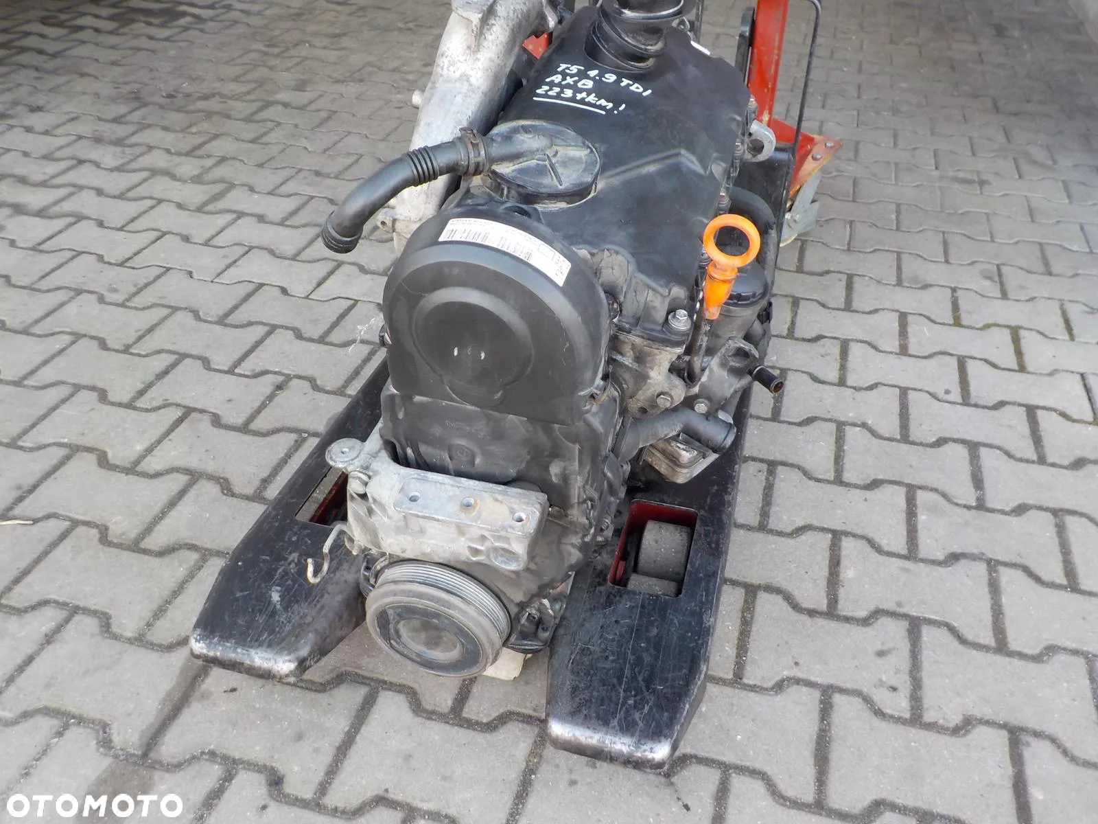 VW T5 1.9 TDI SILNIK AXC AXB + WTRYSKI SPRAWDZONY 223TKM - 3