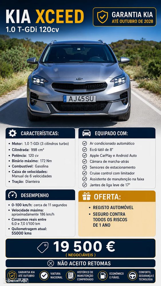 Kia XCeed 1.0 T-GDI Drive - 1