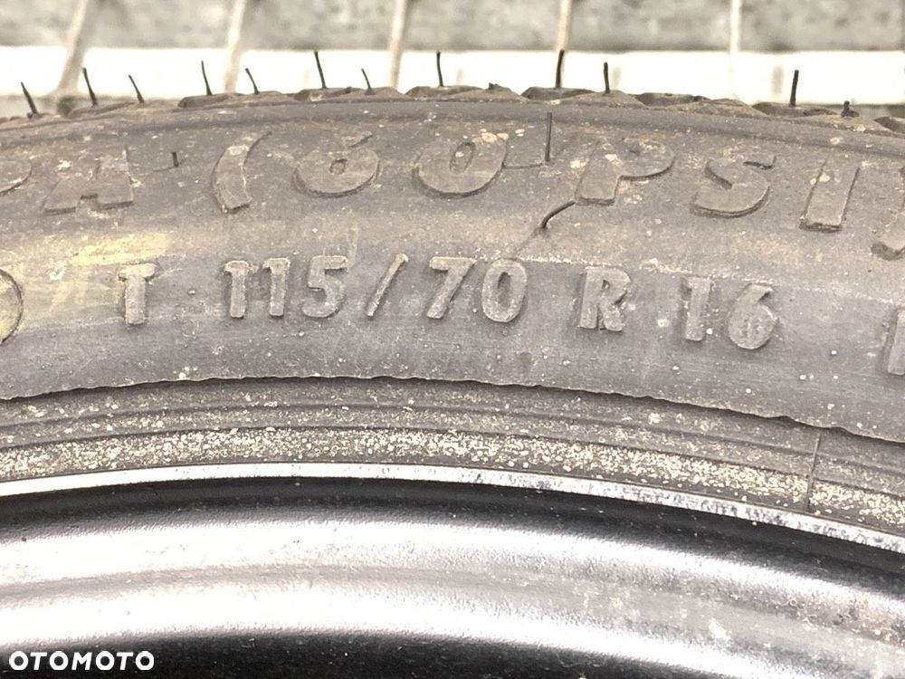 KOŁO DOJAZDOWE 16" 5X110 CENT.65     115/70     OPEL - 4