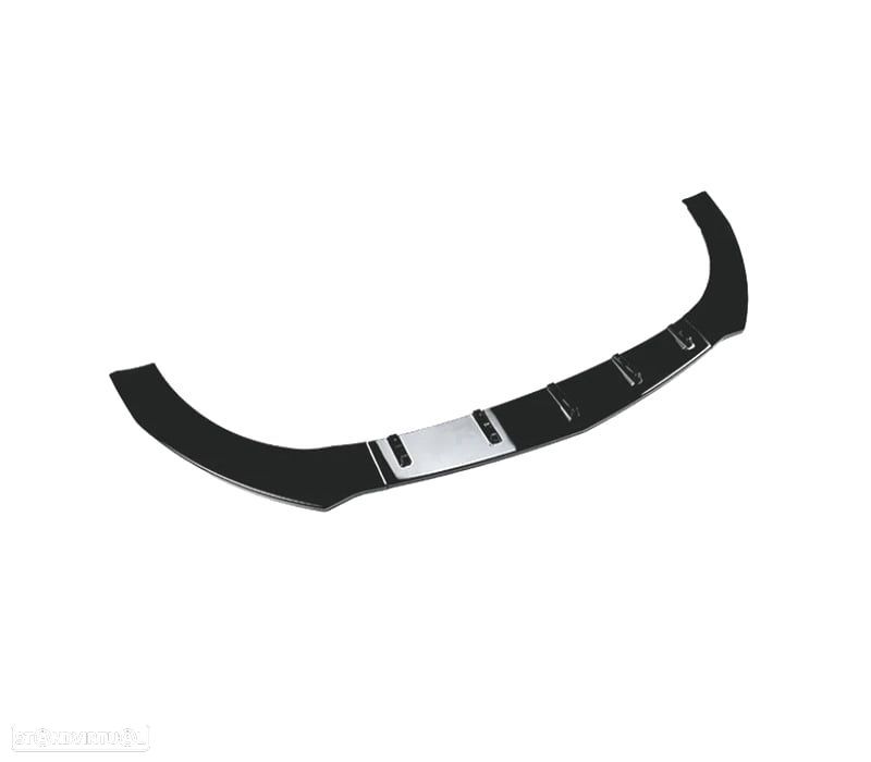 SPOILER LIP FRONTAL MERCEDES CLA W118 19- 35 LOOK AMG A35 PRETO BRILHANTE - 2