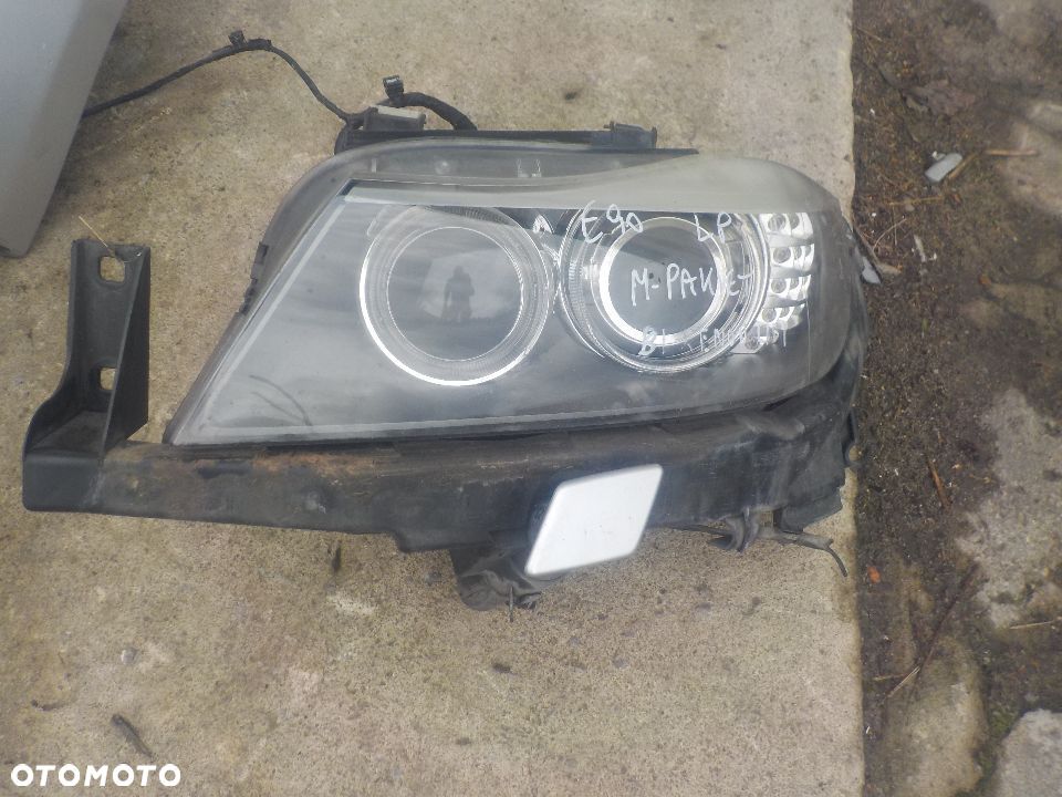 BMW E90 E91 LIFT M PAKIET XENON PRZÓD MASKA ZDERZAK KOMPLET BŁOTNIKI - 3