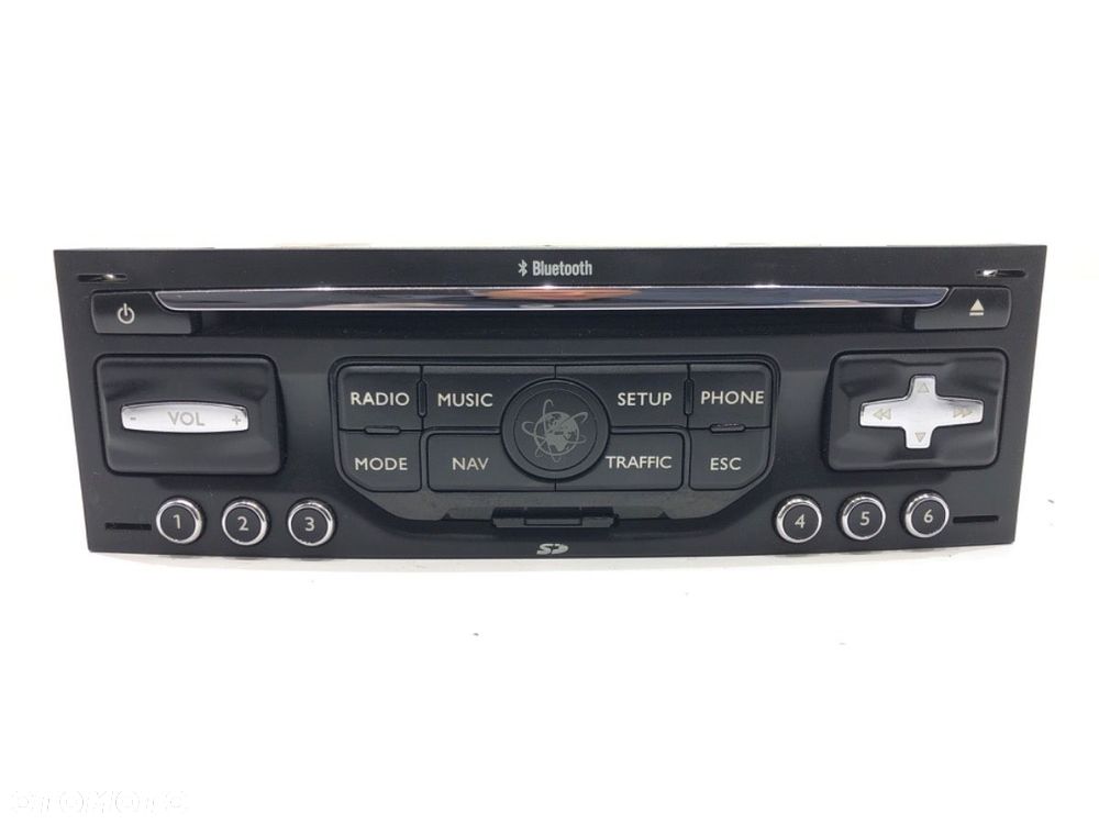 RADIO  PEUGEOT 807 (EB_) 2002 - 2022 2.0 HDI 100 kW [136 KM] olej napędowy 2006 - 2022 96775475XT - 1