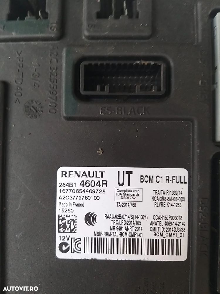 Modul Confort cod: 2841314604R pentru Renault Megane 4 din 2017 - 2