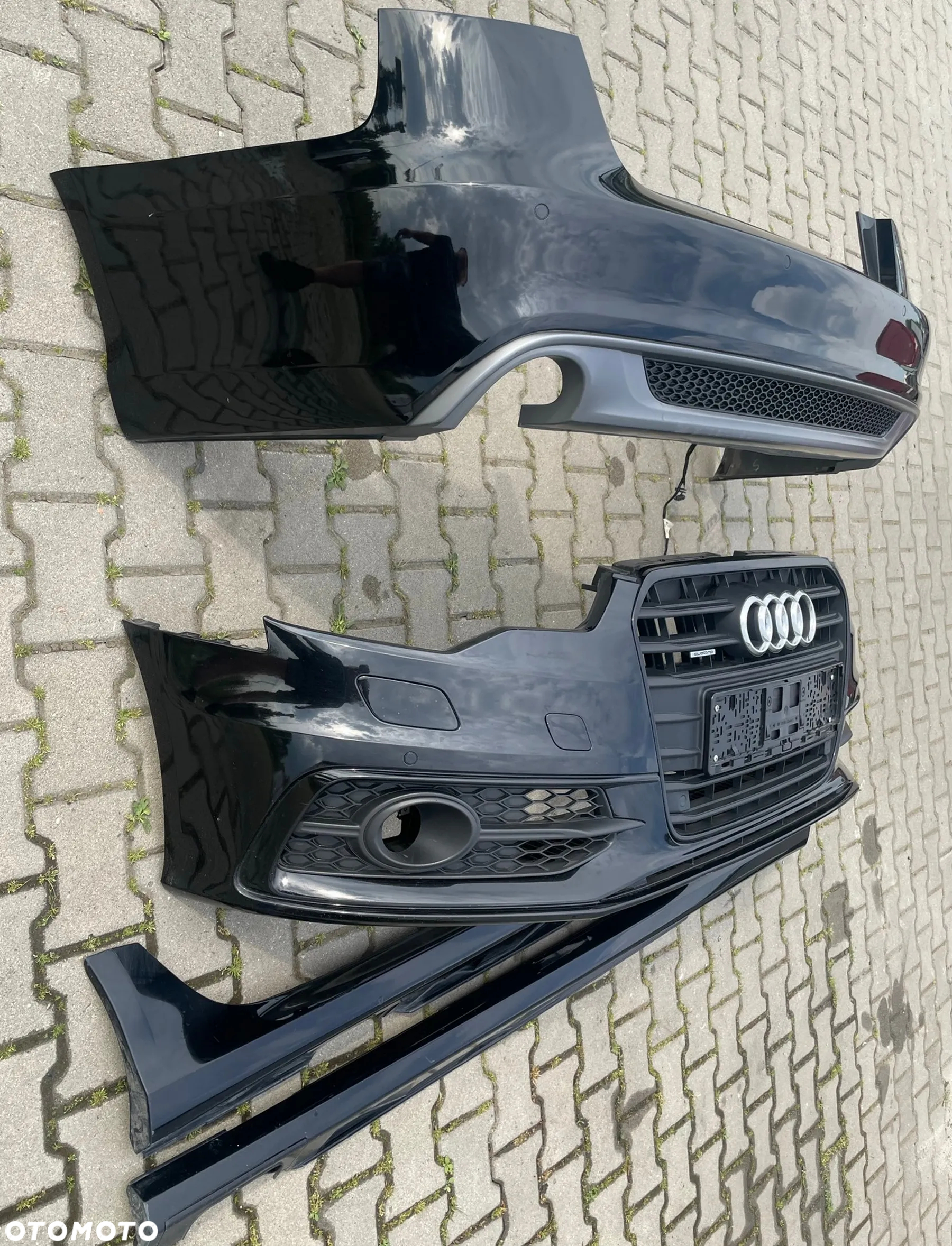 Audi A6 C7 4G S-Line sedan zderzak przód tył listwy progowe - 4