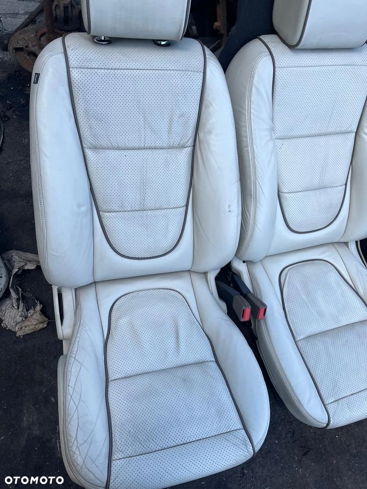 Siedzenia fotel skora fotele skórzane przednie Jaguar XJ X358 X350 2007-2009 - 2