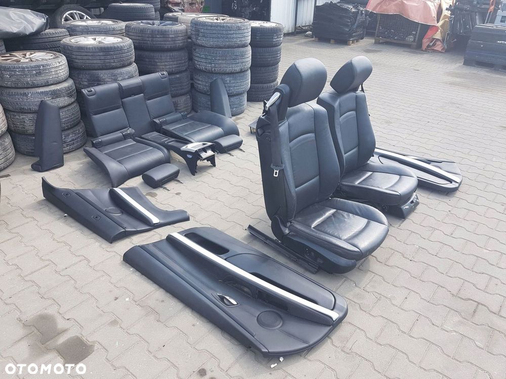 BMW 3 E93 CABRIO 06-13r FOTELE SKÓRZANE KANAPA - 4