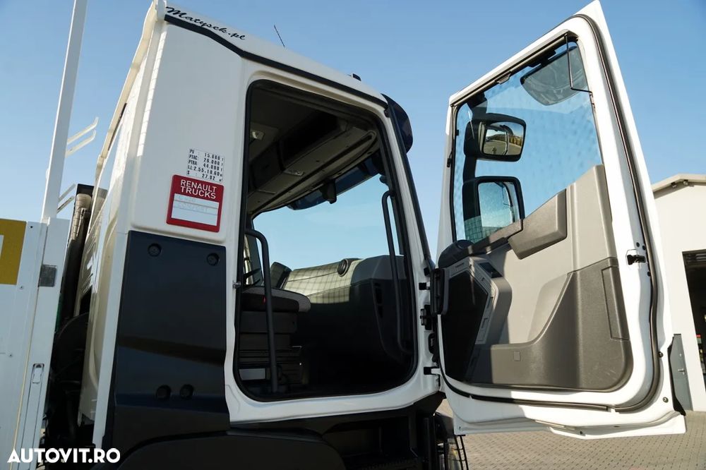 Renault C 430 / 6x4 / 7,2 M LIVRARE + CUPĂ FASSI F215A / EXTENSIE 10 M / RADIOCOMANDĂ / FURCĂ / ROTATOARE - 37