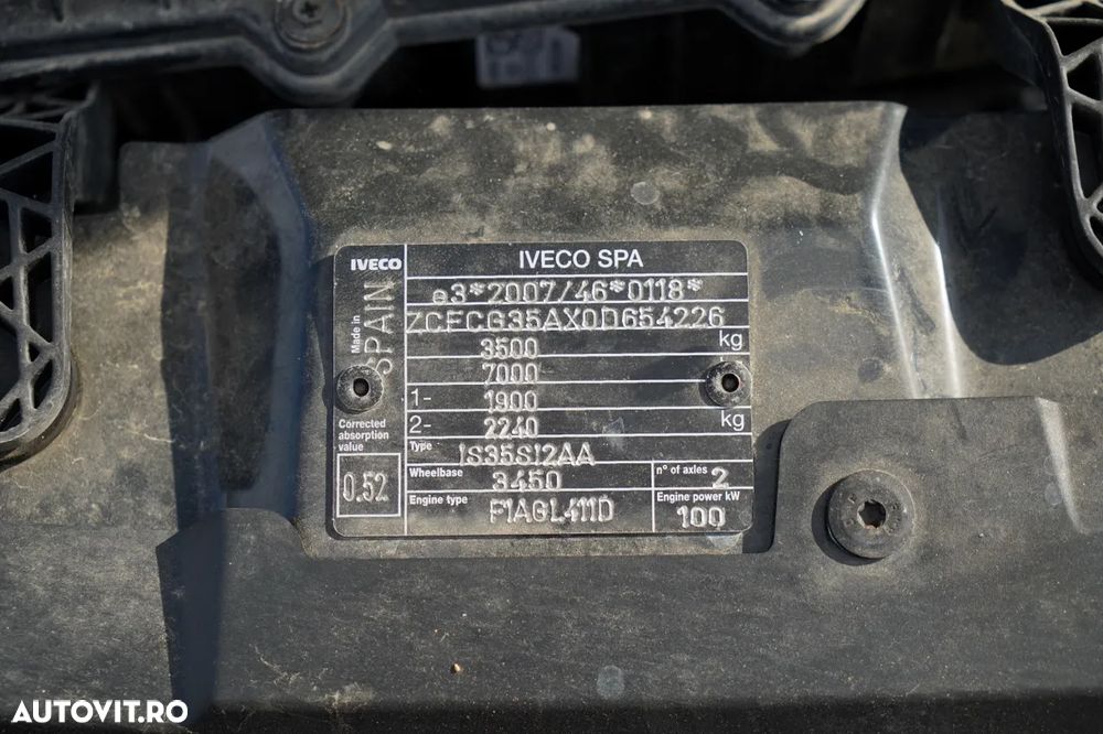 Iveco DAILY 35-140 / Platformă de lucru aeriană / FRANCE ELEVATEUR 141 TLE / 4 STABILIZATOARE / MANUALĂ / 2020 - 38