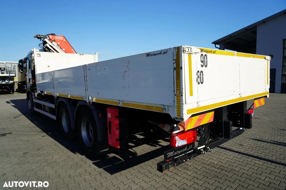 MAN TGS 26.420 / 6x4 / LIVRARE - 6,7 M / HDS FASSI F175A / EURO 6 / 2019 / RADIOCOMANDĂ / ROTATOARE - 13