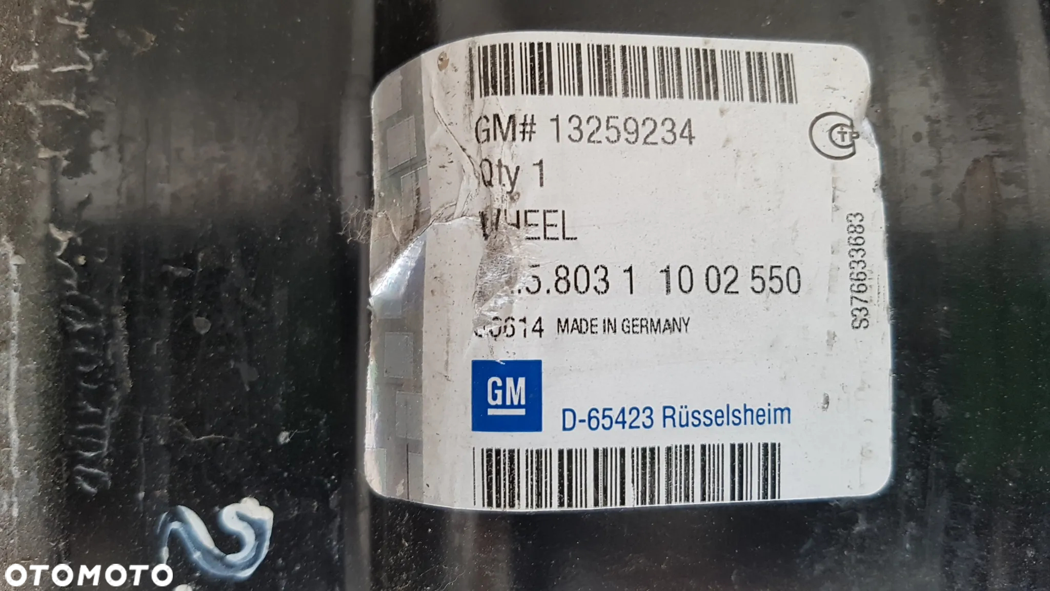 FELGI STALOWE  OPEL 5x105 6,5JX16 ET39 ASTRA  J  K MOKKA - 9