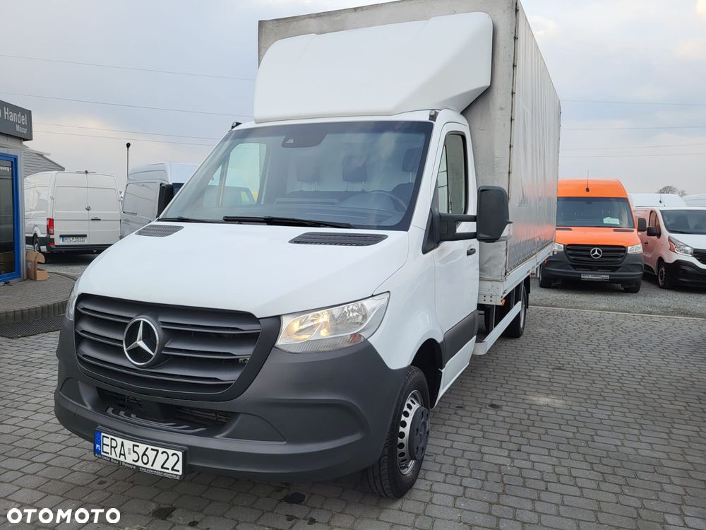 Mercedes-Benz SPRINTER 907 516 - MAXI SKRZYNIA 4,90M+WINDA-DMC 3500 KG - 1