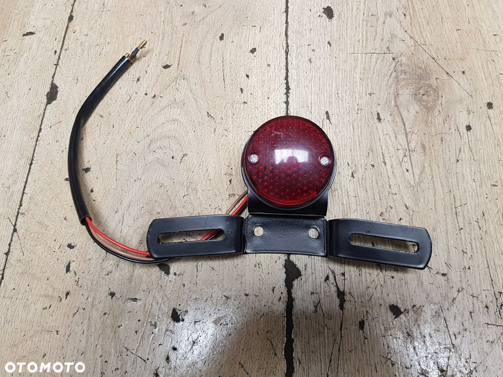 Lampa tył uchwyt tablicy Harley Cafe Racer Bobber Chopper Drag - 4