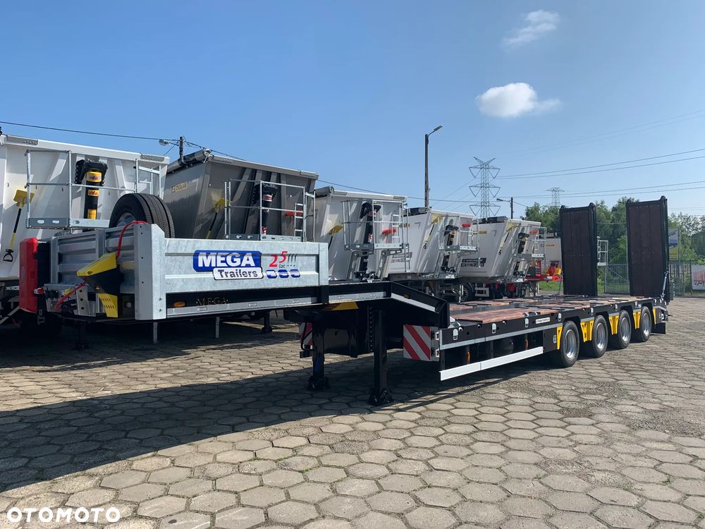 Inny MEGA TRAILERS naczepa czteroosiowa rozciągana +5.000mm, najazdy hydrauliczne DMC 66T - 5