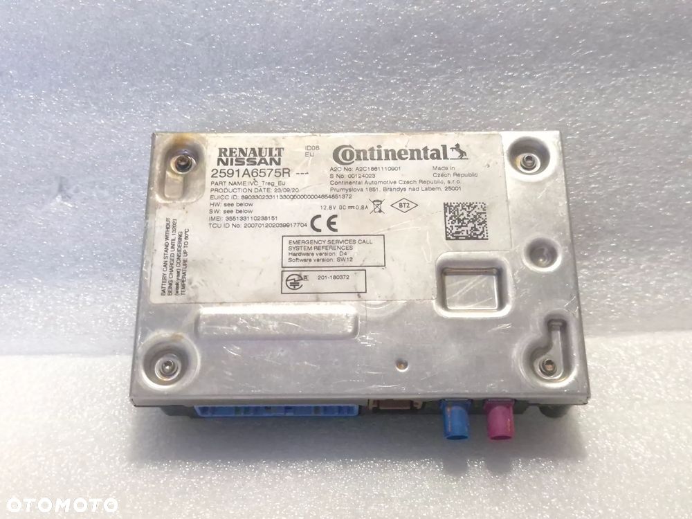 Moduł bluetooth renault captur ii 2591A6575R - 1