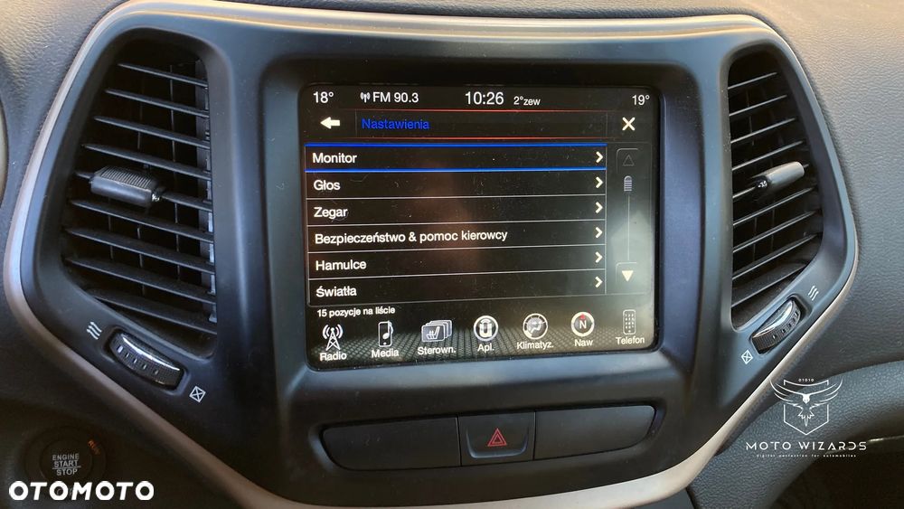 Polskie Menu USA EU Lampy JEEP Wagoneer Grand Cherokee WK2 WL Wrangler RAM DODGE Charger Durango Challenger CHRYSLER Pacyfica - 3