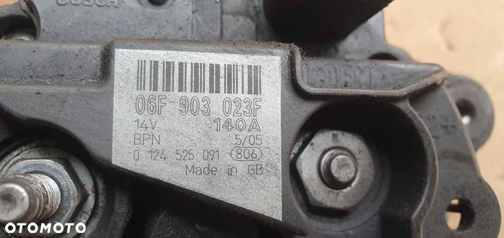 Alternator prądnica Audi A3 8P 1.9 TDI 06F903023F - 8